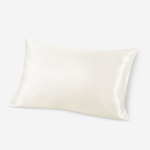 satin pillow case (1 pcs) - white/Off-white 
